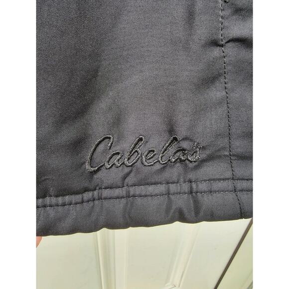 Cabelas Mens Black Jacket XL Zipper Pockets - Picture 2 of 8